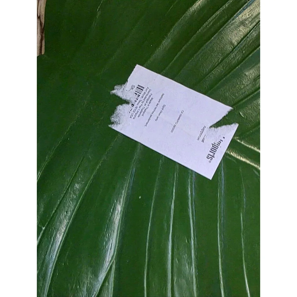Pier 1 Monstera Leaf Placemat Set Of 8 17x16 Tropical Patio Hollywood Regency